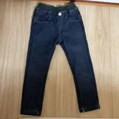 ダークブルー スリムフィット ロングパンツ