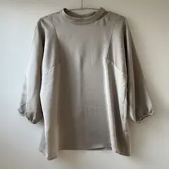 coup de chance七分袖ブラウス38 ベージュ クードシャンス