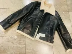 レザー ムートンコート