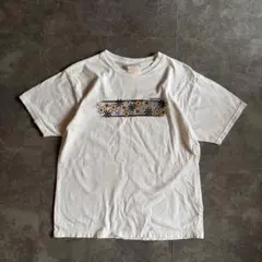 00s Reebok ヴィンテージTシャツ ホワイト M フラワー アート 古着のサムネイル