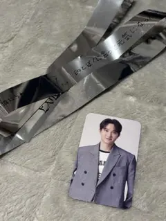 (匿名配送)EXO EXHorizon  வரி、D.O 小卡 銀帶