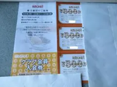 ラウンドワン 株主優待券 2027年1月15日迄 ①