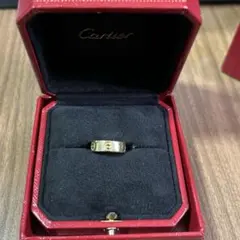最終値下げ カルティエCartier ダイヤモンドラブリング 49ピンク