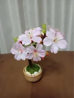 感謝価格です♪❱ 造花アレンジメント♡ 八重桜・チューリップ・マム