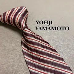 【新品タグ付き✨】ヨウジヤマモト ネクタイ レッド チェック 希少品 高級シルク シルクネクタイ ネコ柄 ネイビー紺色 ギフト ネーム刺繍