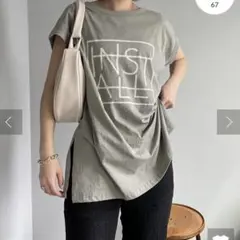 値下げしました！新品　2way フレンチTシャツのサムネイル