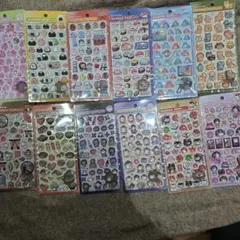 ボンボンドロップシール　和柄　観光地限定　12枚セットコンプリート品