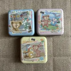 ディズニー　ダッフィーフレンズ 缶 3個セット