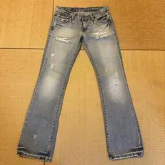 【値下げ可】TRUE RELIGION デニムパンツ ダメージのサムネイル