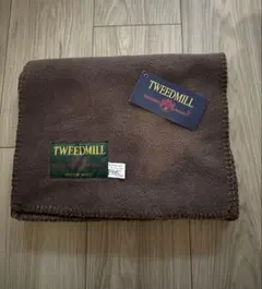 TWEEDMILL ブラウン フリースマフラー