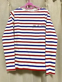 メゾン・ラビッシ　ボーダー　トリコロール　カットソー　Ｓ　新品未使用