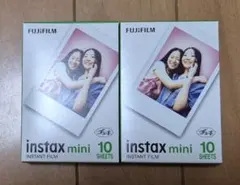 FUJIFILM instax mini インスタントフィルム10枚×2箱セット