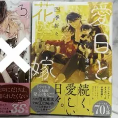 少女マンガな恋がしたい 3巻 愛日と花嫁 四季折々 2冊セット