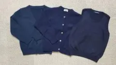 子供用 ニットベスト 長袖ニット 120cm