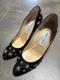 JIMMY CHOO スタースタッズ パンプス ブラックのサムネイル