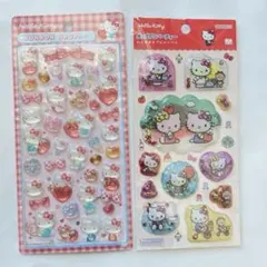 【新品未開封】正規品　サンリオ　キティ　赤　ボンボンドロップ　シール