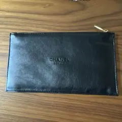 CHANEL ブラック レザーポーチ 非売品