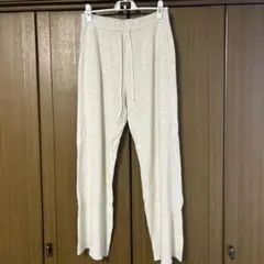 UNIQLO ウォッシャブルニットリブパンツ 3XL 完売品 丈長め