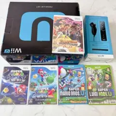 任天堂Wii U プレミアムセット 本体 ブラック 32GB ソフト5本