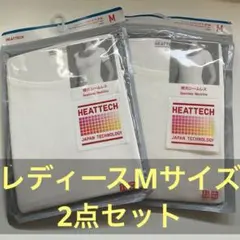 未使用 ユニクロ レディース ヒートテックUネックT 半袖 M 襟元シームレス