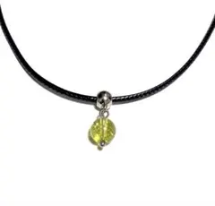 ペリドット ステンレス チョーカー ネックレス