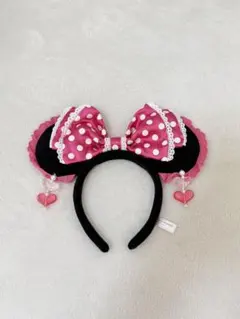 ディズニー ミニー カチューシャ ピンク ドットのサムネイル