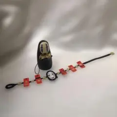 カオナシ　薬札置物　レースブレスレット