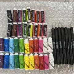 miracle paint ドットペン７本　インク38本セット