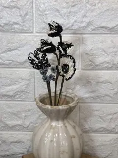 フラワービーズ(一輪挿しモノトーンカラーセット)