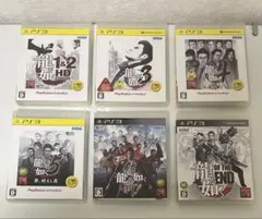 ジャンク品　龍が如く　PS3 まとめ売り　セット　ゲーム　ソフト　説明書