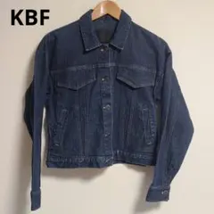 ケービーエフ KBF デニムジャケット Gジャン 羽織 インディゴ