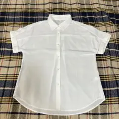 GU ホワイト 半袖シャツ S