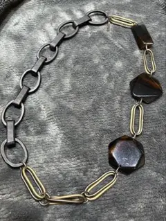 MARNI チェーンネックレス べっ甲