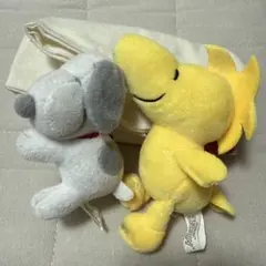 スヌーピーとウッドストック ぬいぐるみセット