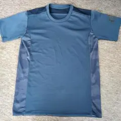 adidas ダークブルー 迷彩柄 Tシャツ