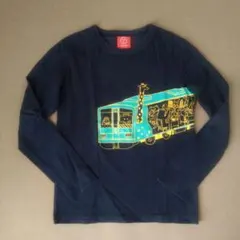 OJICO　ロンＴ　ネイビー　ファンタスティックジャーニー　120〜130　電車