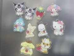 サンリオアクリルキーホルダー10個セット