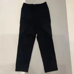 ブラック カジュアルパンツ ウエストゴムのサムネイル