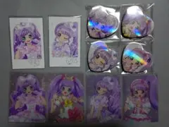 プリパラ LAFARY らぁら のん 缶バッジ クリアカード フォトカード