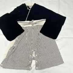 袴ロンパース 男の子 90 ベビー袴 和装 初節句