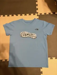 美品　THE NORTH FACE ライトブルー Tシャツ Lサイズ