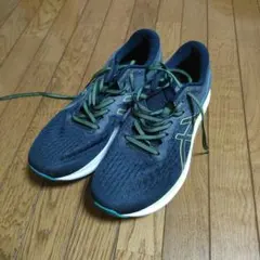 asics EvoRide 2 ネイビー ランニングシューズ