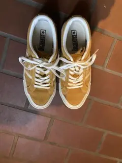 処分前最終SALE ベージュ　スエード　コンバース