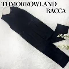 美品 BACCA TOMORROWLAND オールインワン 大きいサイズ 黒のサムネイル