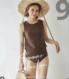 mysa closet 水着4点セット ブラウン　9号　しまむら　田中里奈のサムネイル