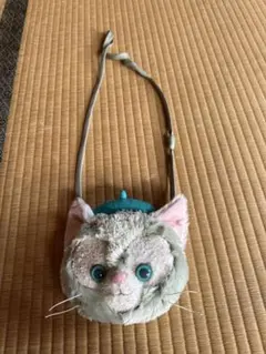 Gelatoni 猫の顔型ポシェット　Star Jetsのステッカー付き