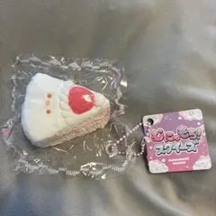 ショートケーキ 水感スクイーズ 열쇠 고리