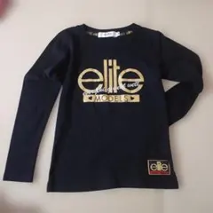 elite MODELS 長袖カットソー ブラック 140