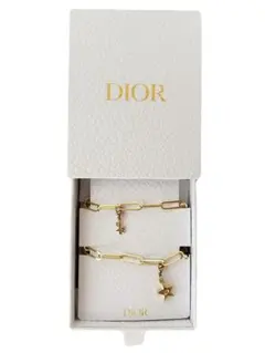 クリスチャンディオール Dior ノベルティ 星チャーム ストラップ ゴールドのサムネイル
