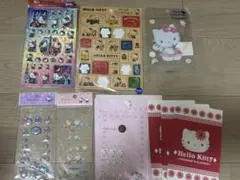 【レア】立体　シール　レターセット　小袋　平成　ハロー　キティ　7点セット